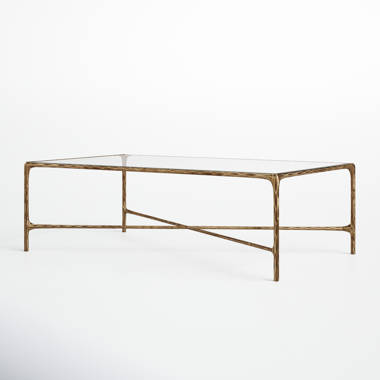 Thaddeus glass deals rectangular console table